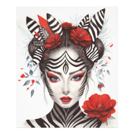 Foto Mulher Zebra - Arte Pop vencedora do Prêmio