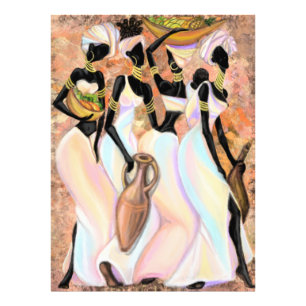 Foto Mulheres Africanas - Estilo Moderno - Pintura Orig