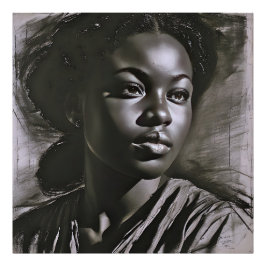 Foto Mulheres "Jasmine" Em Carvão