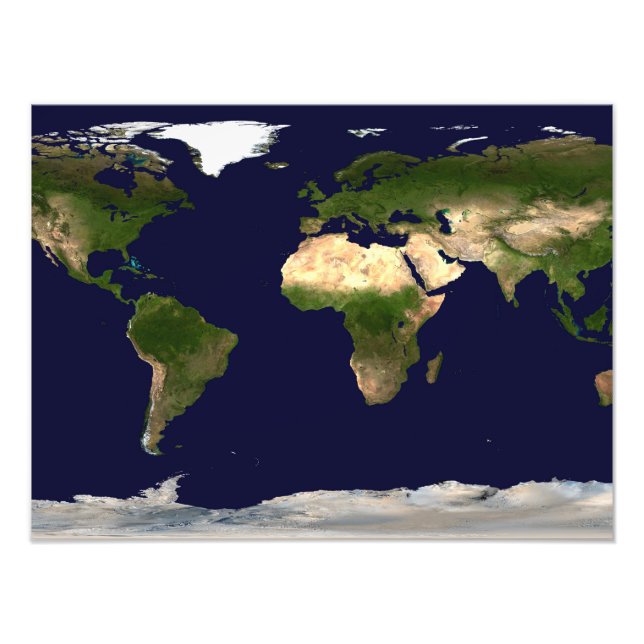 Foto Mundo Inteiro - Terra Planeta (Frente)