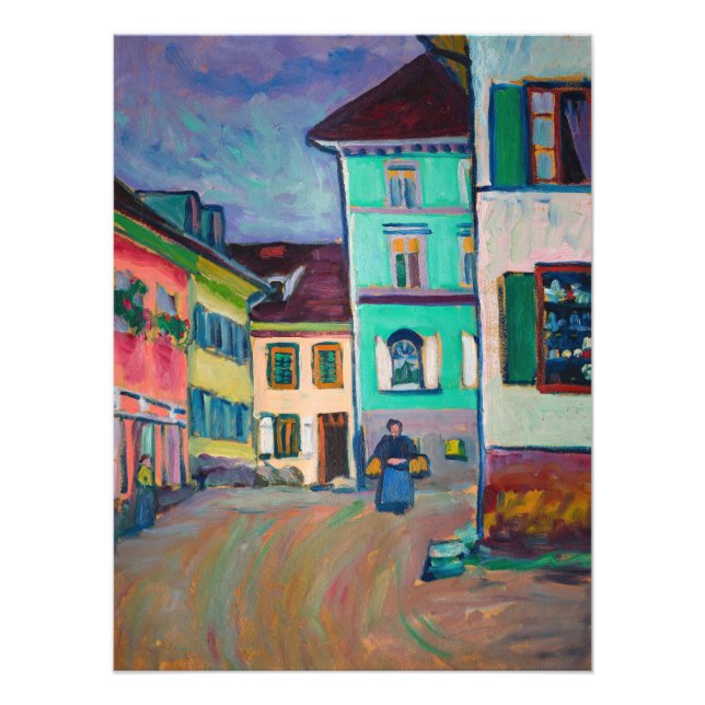 Foto Murnau, Top of the Johannisstrasse por Kandinsky (Frente)