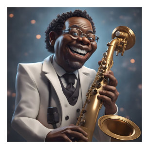 Foto músicos do jazz
