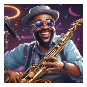 Foto músicos do jazz