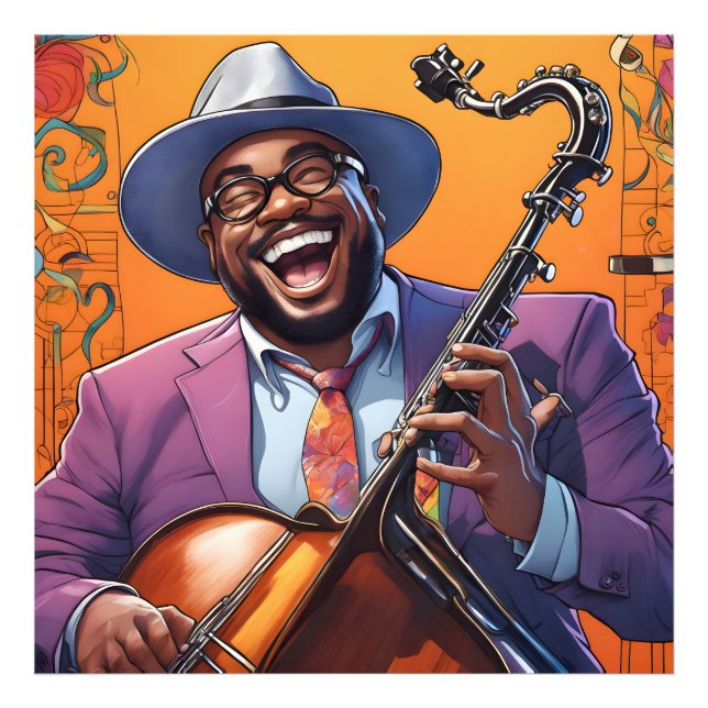 Foto músicos do jazz (Frente)