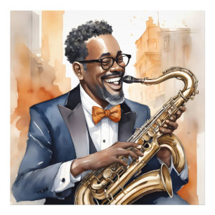 Foto músicos do jazz