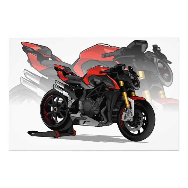 Foto MV Agusta Brutale 1000RR with special background (Frente)