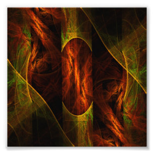 Foto Mystique Jungle Abstrato Art Photo Impressão