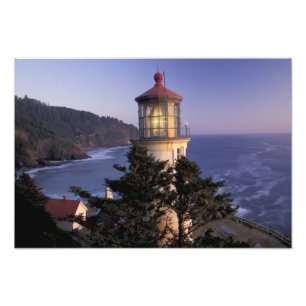Foto NA, EUA, Oregon, Farol Heceta Head,