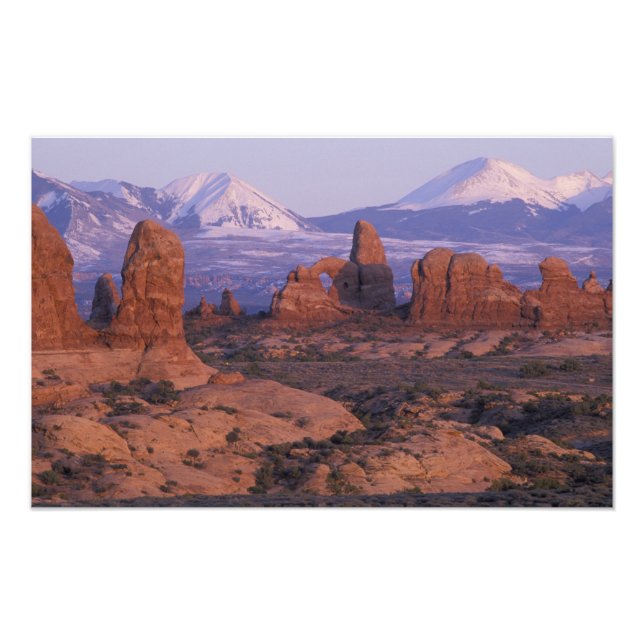 Foto NA, EUA, Utah, Arches National Park. Jardim do (Frente)
