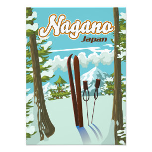 Foto Nagano Japan Ski poster