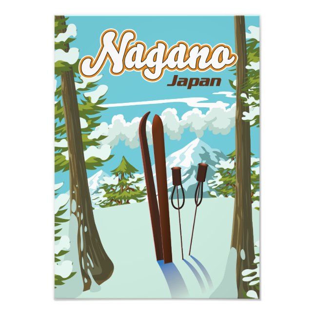 Foto Nagano Japan Ski poster (Frente)