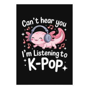 Foto Não Posso Ouvir Você Estou Ouvindo K-Pop