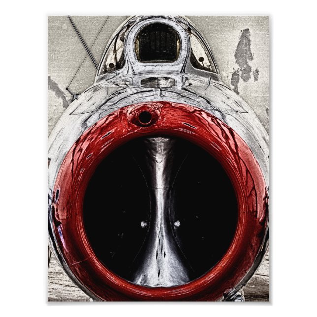 Foto Nariz do avião (Frente)