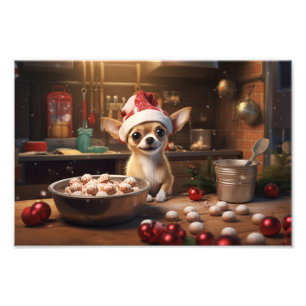 Foto Natal Chihuahua Cookies Festivo Férias