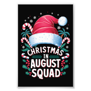 Foto Natal Em August Squad Engraçado No Natal