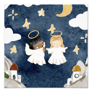 Foto Natividade de Natal em Aquarela