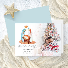 Foto Natividade Tudo é Calmo Feliz Natal