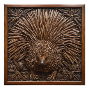 Foto Nature's Quill: A Echidna Australiana em Madeira,