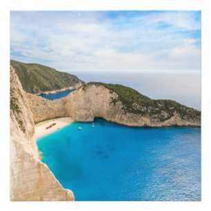 Foto Navagio Beach Grécia Photo Impressão - Shipreck Be