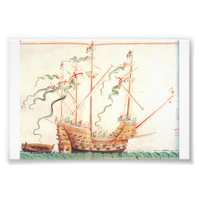 Foto Navio Naval Medieval (Frente)