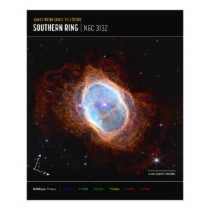 Foto Nebulosa do Anel do Sul Telescópio Espacial James 