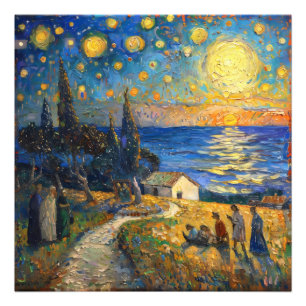 Foto Neo-Impressionismo na Paisagem Marítima