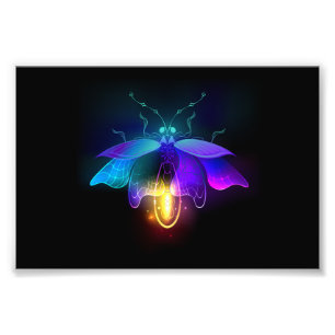 Foto Neon Firefly a preto