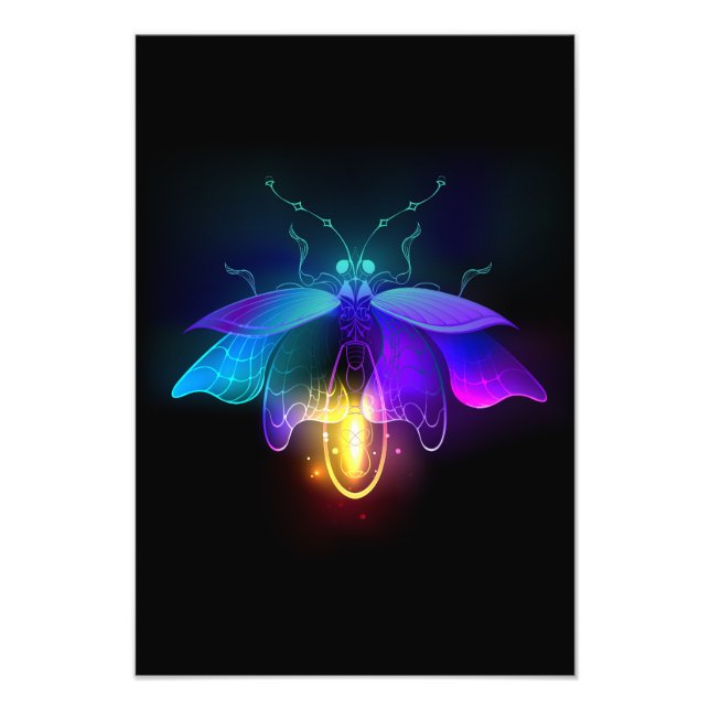Foto Neon Firefly a preto (Frente)