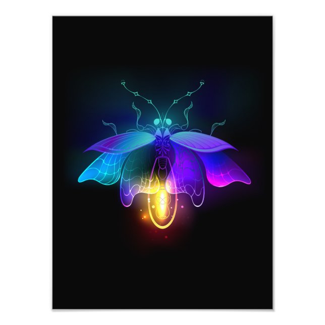 Foto Neon Firefly a preto (Frente)
