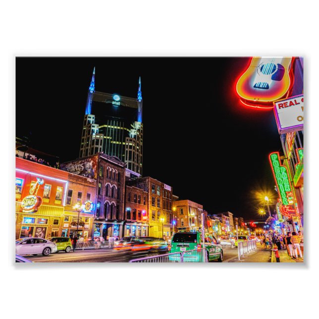 Foto Neon Light Broadway Em Nashville Tennessee - Impre (Frente)