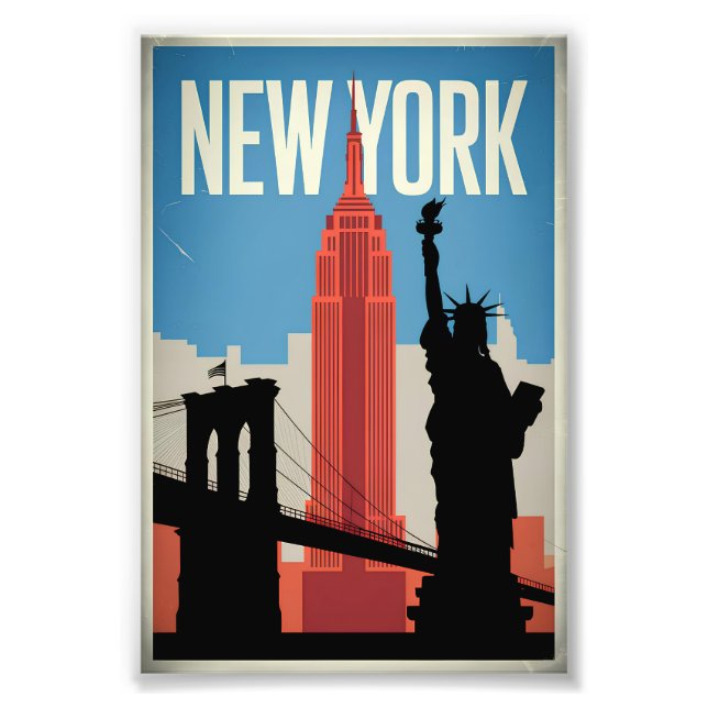 Foto New York USA vintage (Frente)