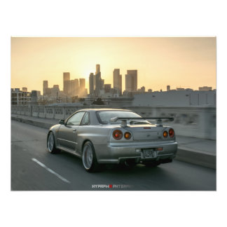 FOTO NISSAN GT-R R34 SKYLINE EM ÂNGULOS LOS