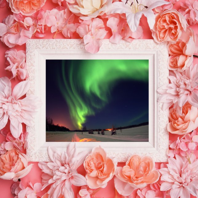 Foto Noite das Luzes do Norte do Alasca (Northern Lights Photo)
