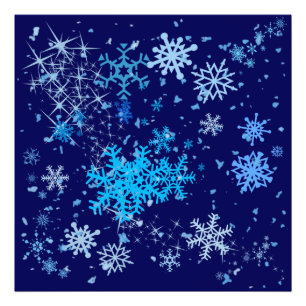 Foto Noite de Natal em queda de neve