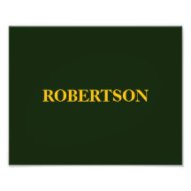 Nome personalizado minimalista verde