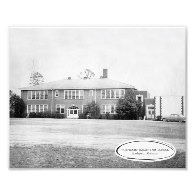Foto Northport Elementary por volta de 1956 (Frente)