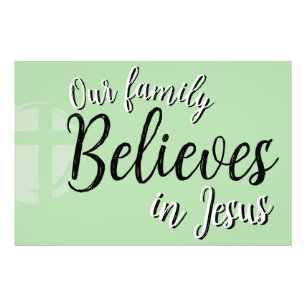Foto Nossa Família Acredita em Jesus