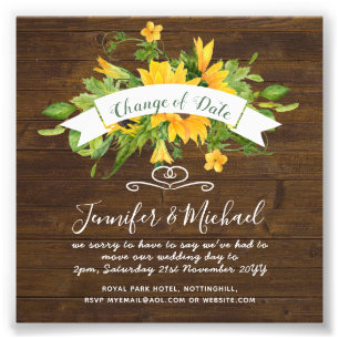 Foto Nota sobre Planos de Adiamento de Data de Girassó