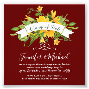 Foto Nota sobre Planos de Adiamento de Data de Girassói