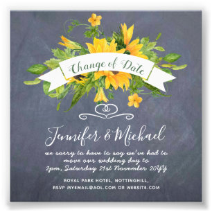 Foto Nota sobre Planos de Adiamento de Data de Girassói