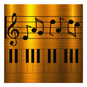 Foto Notas de Música Chaves de Piano