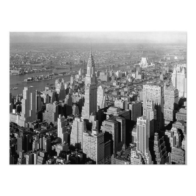 Foto Nova Iorque, 1932 VINTAGE PHOTO IMPRESSÃO (Frente)