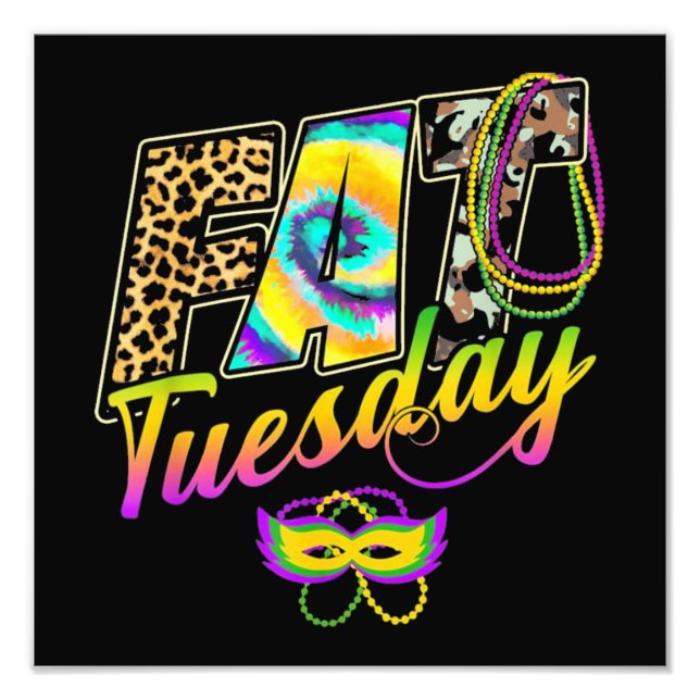 Foto Nova Orleans Mardi Gras Fat Terça-feira (Frente)