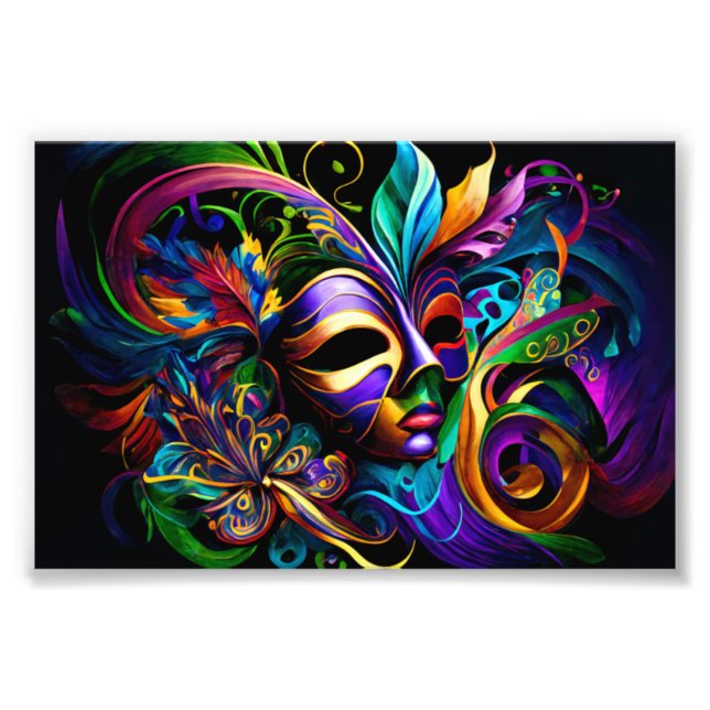 Foto Nova Orleans, Mardi Gras, Terça-feira gorda, NOLA (Frente)