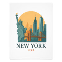 Nova York Minimalista Viagem Vintage