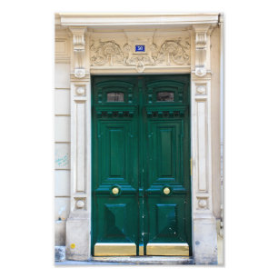 Foto Número Verde Escuro da Porta Paris 30 -