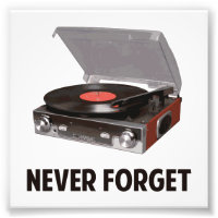 Nunca Esqueça Os Jogadores De Registro De Vinilo