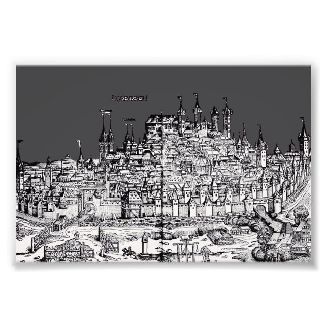 Foto Nuremberg Cidade medieval na Alemanha (Frente)