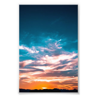 Foto Nuvens ao pôr do sol
