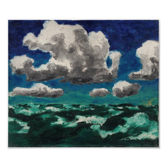 Foto Nuvens de Verão | Emil Nolde | (Frente)